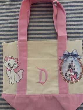 Disney Marie from Aristocats Double Sided Custom Made Mini Tote Bag